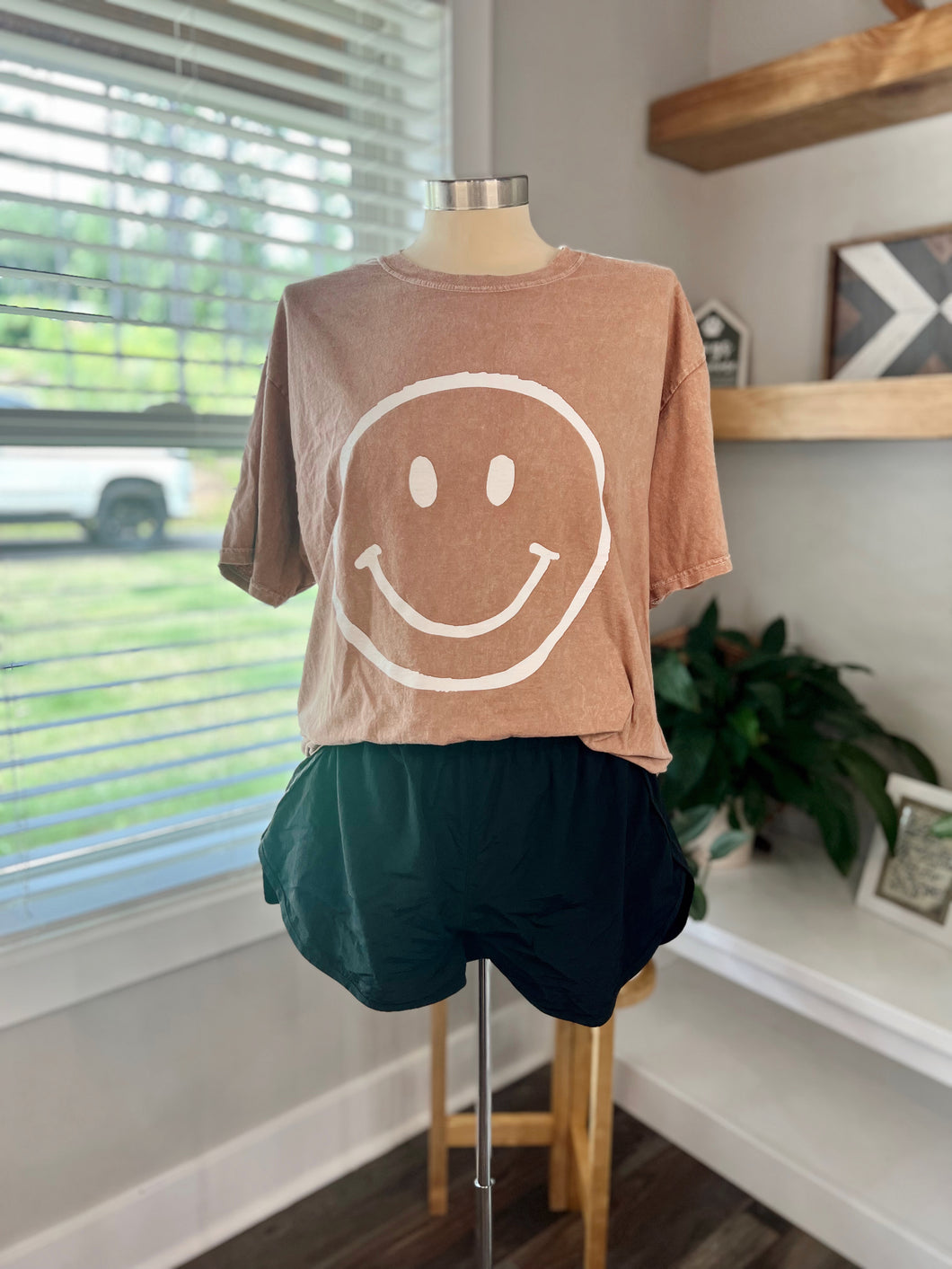 Smiley Face Graphic Tee