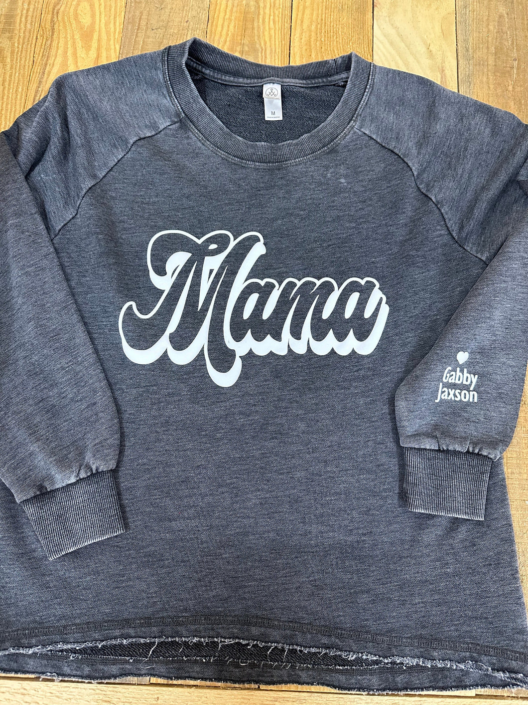 Mama Crew Neck Pullover