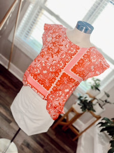 Tribal Printed Sleeveless Top